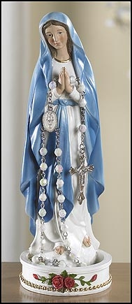 Madonna Rosary Holder